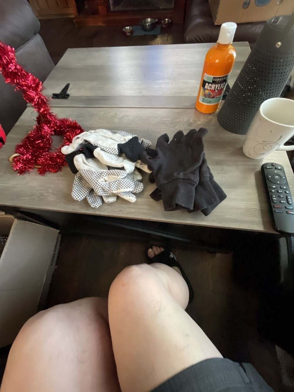 Unbranded Work Gloves And Fleece Gloves 5 pair Lot